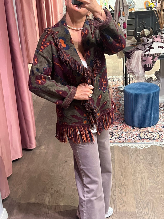 CARDIGAN FRANGE HAVEONE