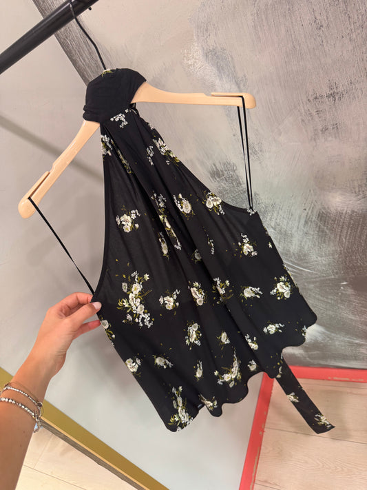 TOP FIORI NERO ANIYE BY