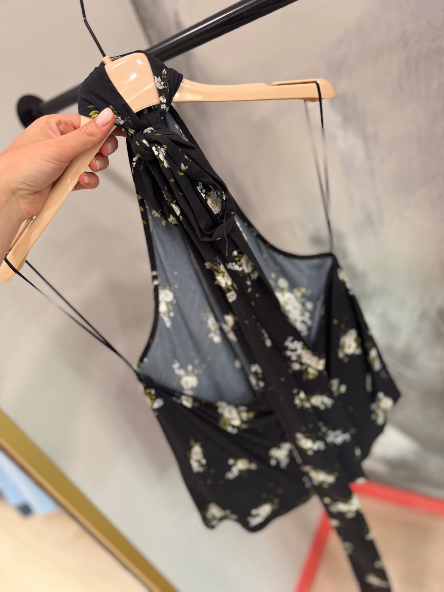 TOP FIORI NERO ANIYE BY
