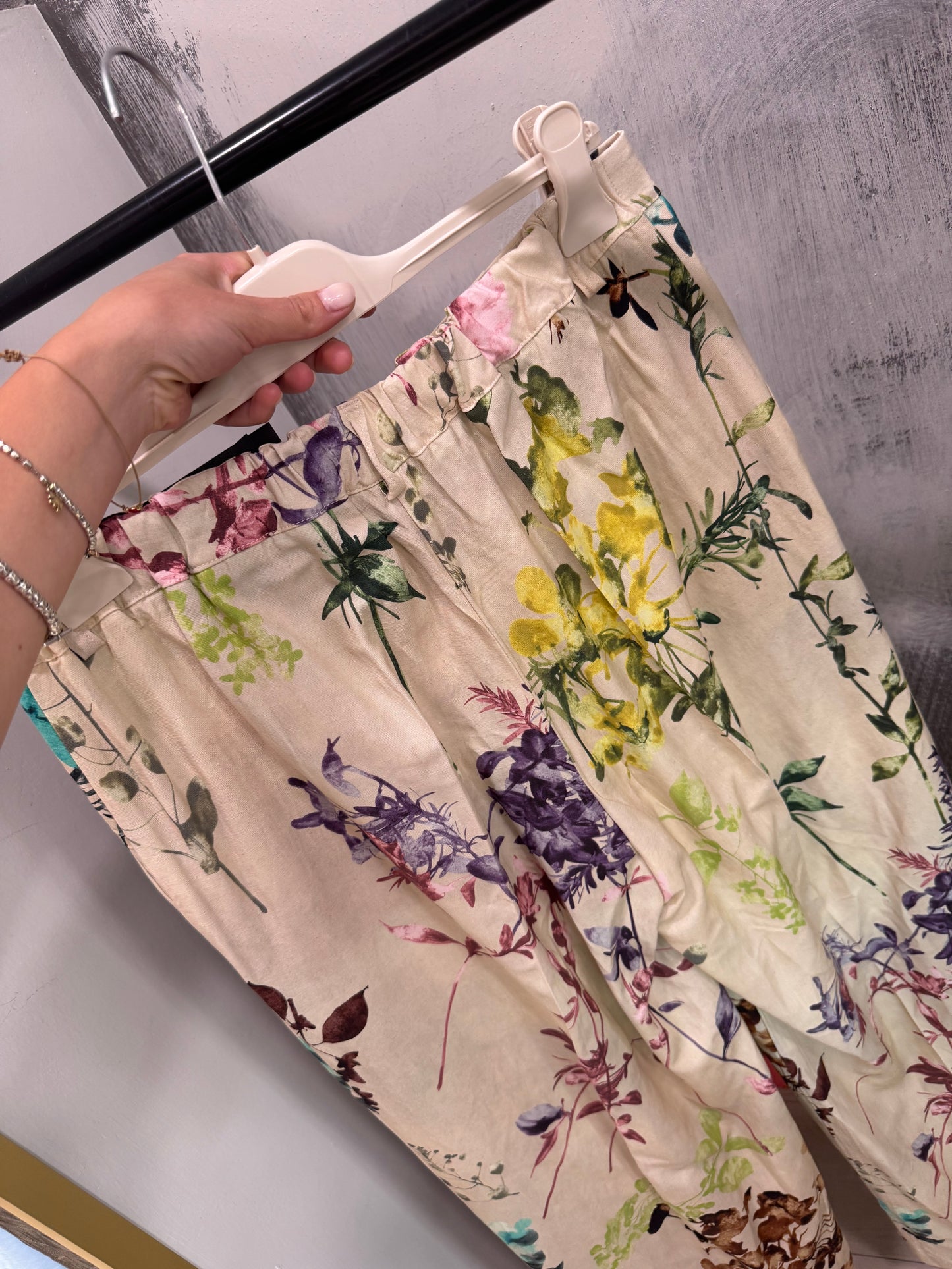 PANTALONI FLOREALI DIXIE