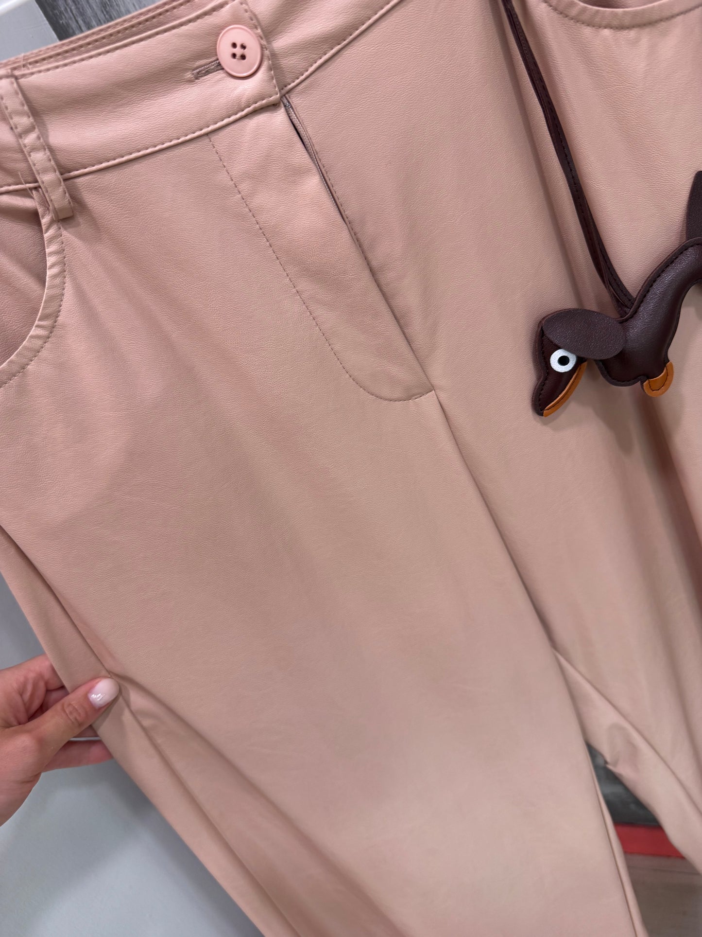 PANTALONE CIPRIA ECOPELLE TENSIONE IN