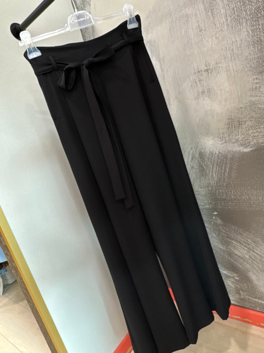 PANTALONE NERO PALAZZO SOUVENIR