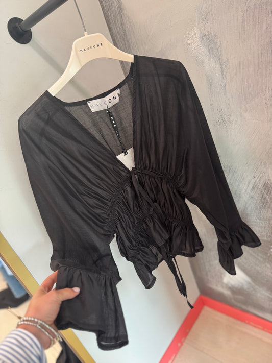 BLUSA NERA HAVEONE
