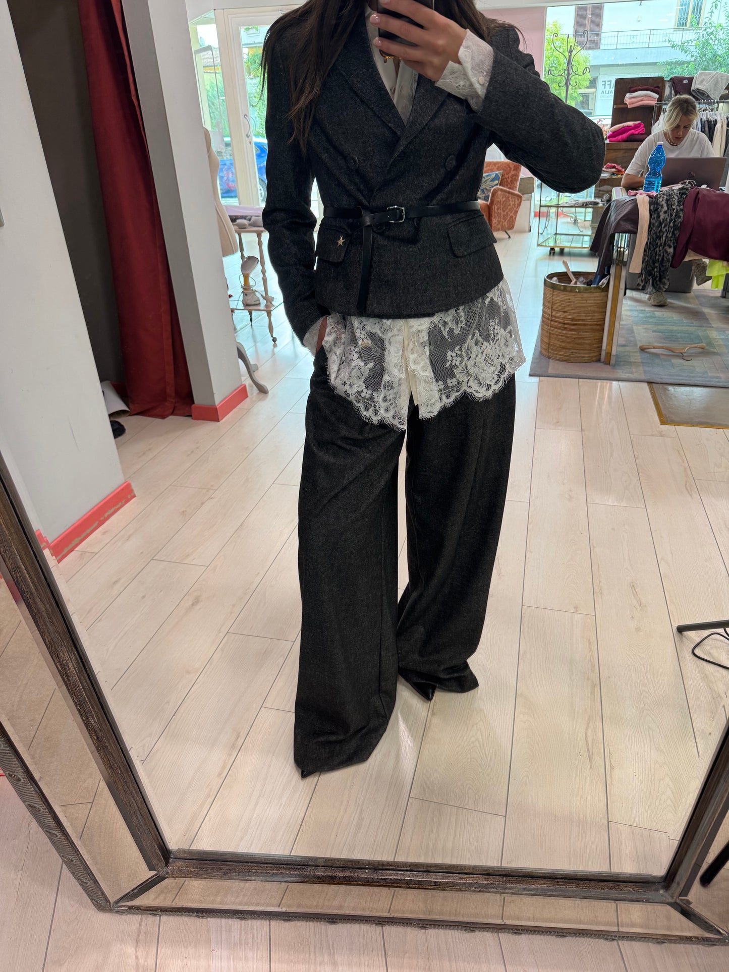 PANTALONE SARTORIALE GRIGIO SOUVENIR