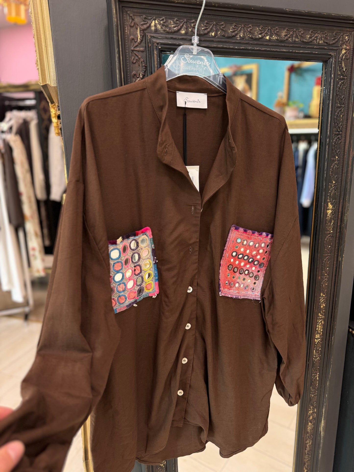 CAMICIA OVER ‘LUNA’ SOUVENIR