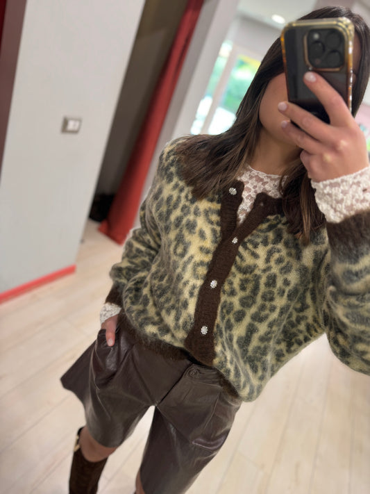 CARDIGAN MACULATO PHILIALOFT