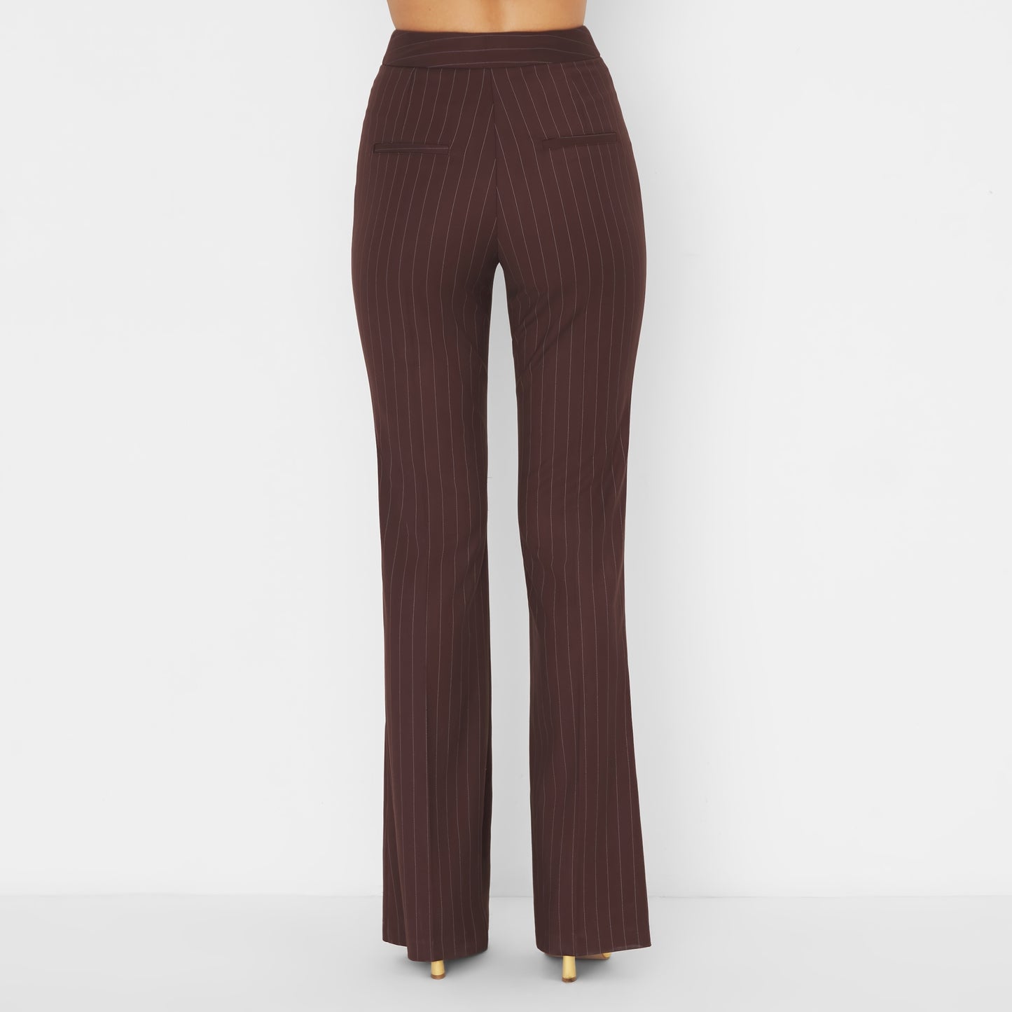 PANTALONE FLARE GESSATO SILENCE LIMITED