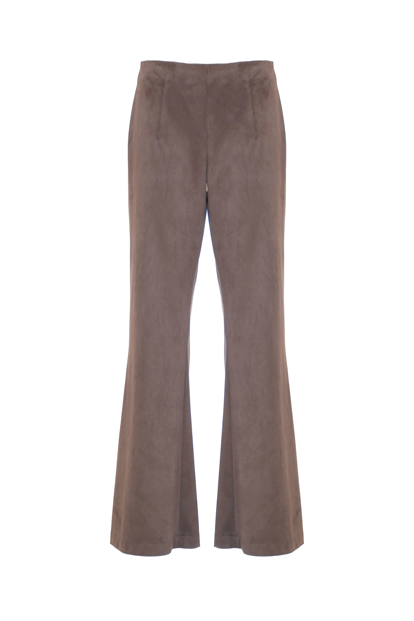 PANTALONE FLAIRE IN ECOCAMOSCIO SOALLURE