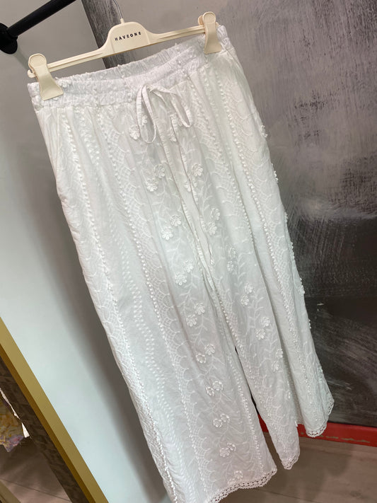 PANTALONE BIANCO HAVEONE