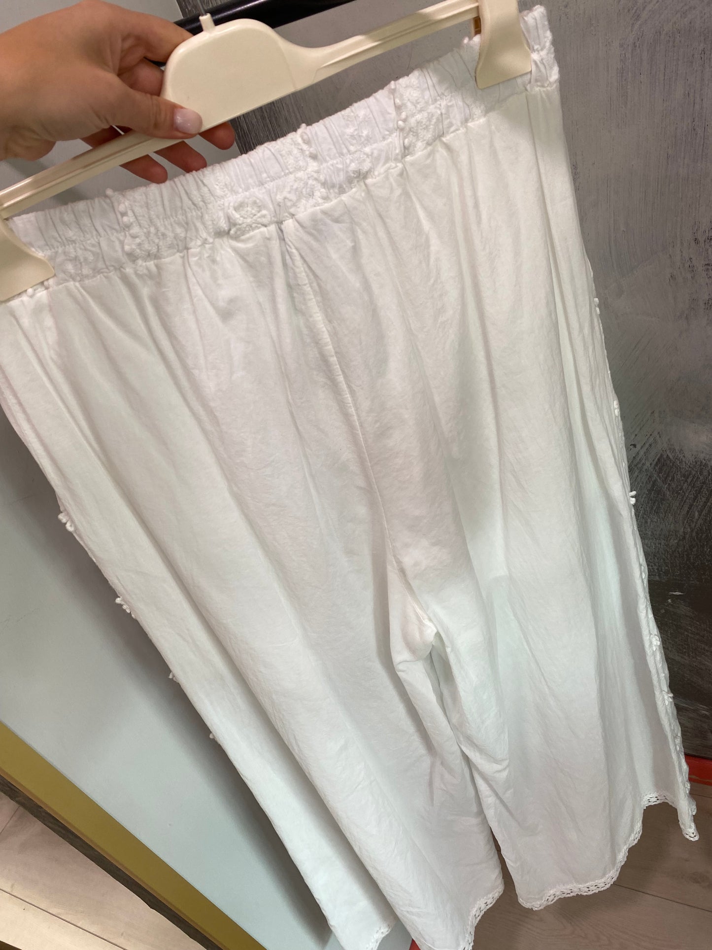 PANTALONE BIANCO HAVEONE