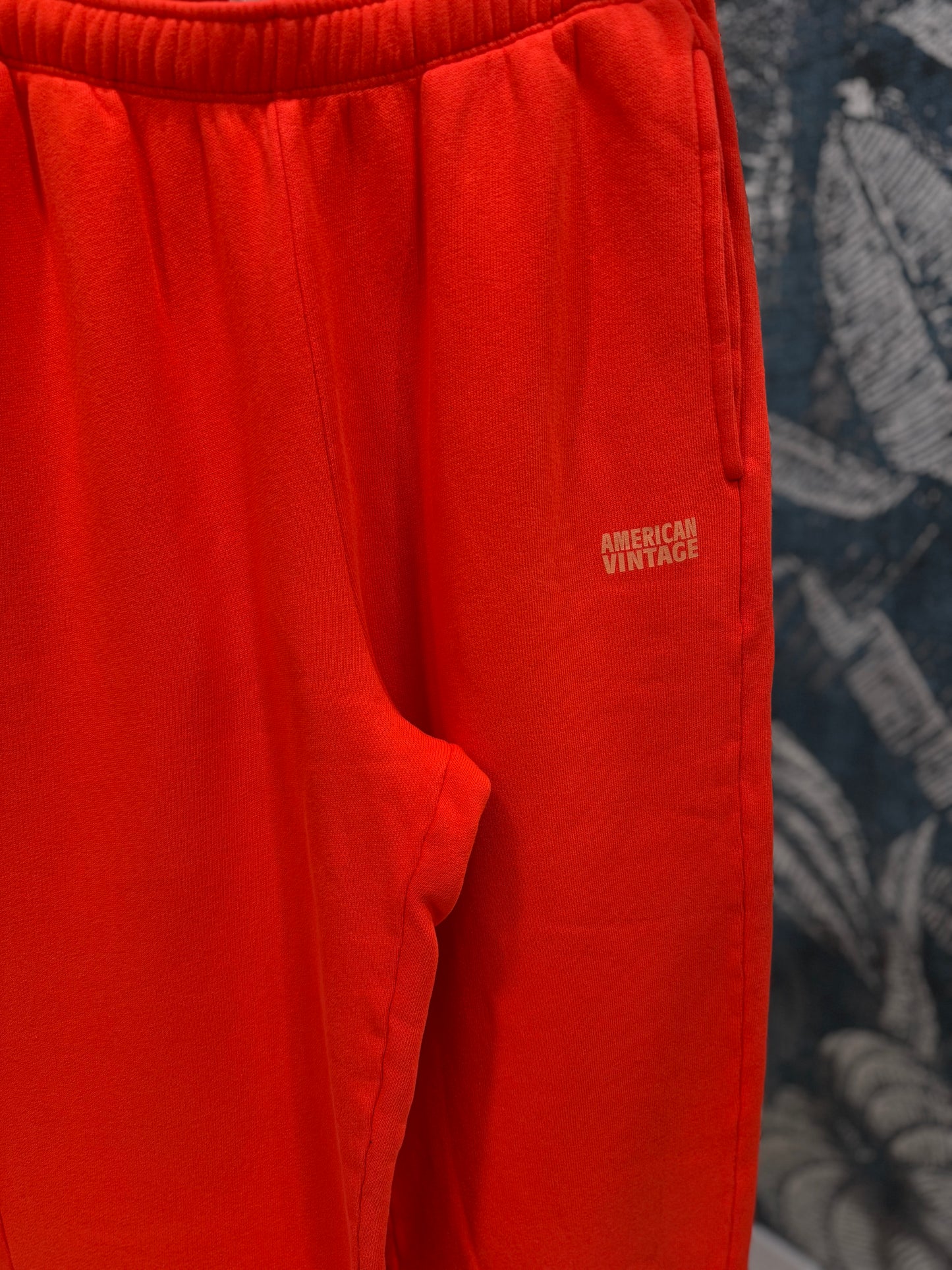 PANTALONE FELPA CON POLSINO AMERICANVINTAGE