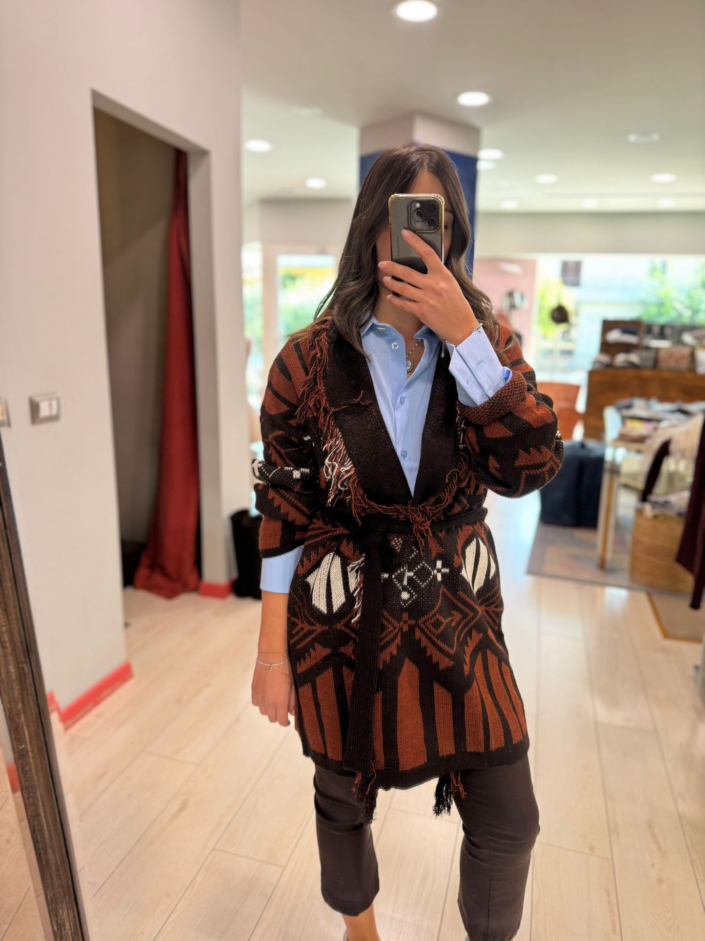 CARDIGAN JACQUARD FRANGIA SUSY MIX