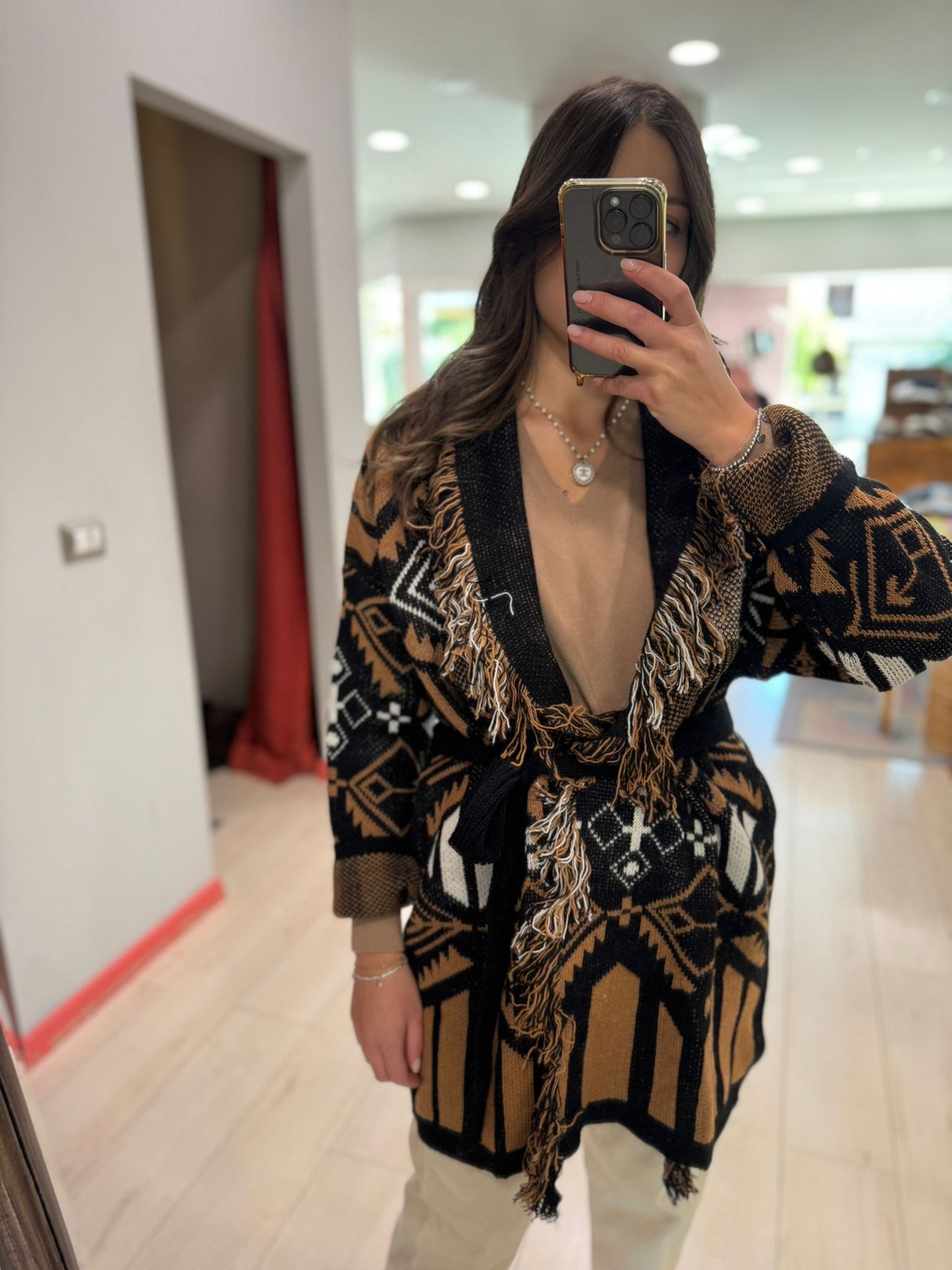 CARDIGAN JACQUARD FRANGIA SUSY MIX