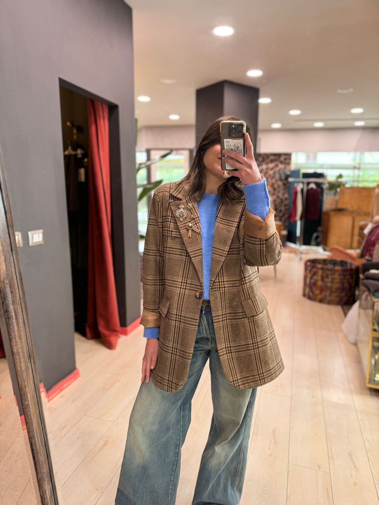 GIACCA ROYAL CHECK DONT WAIT