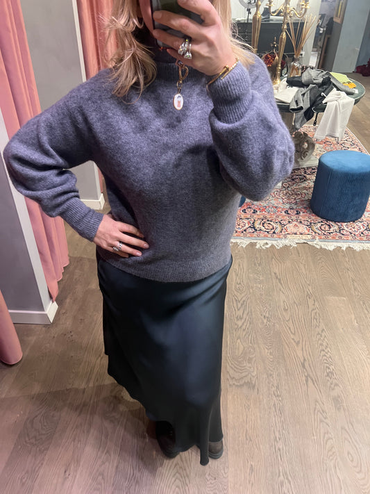 GONNA IN VISCOSA LUCIDA OLIVIA DON’T WAIT