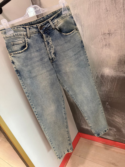 JEANS EFFETTO SLAVATO SOUVENIR