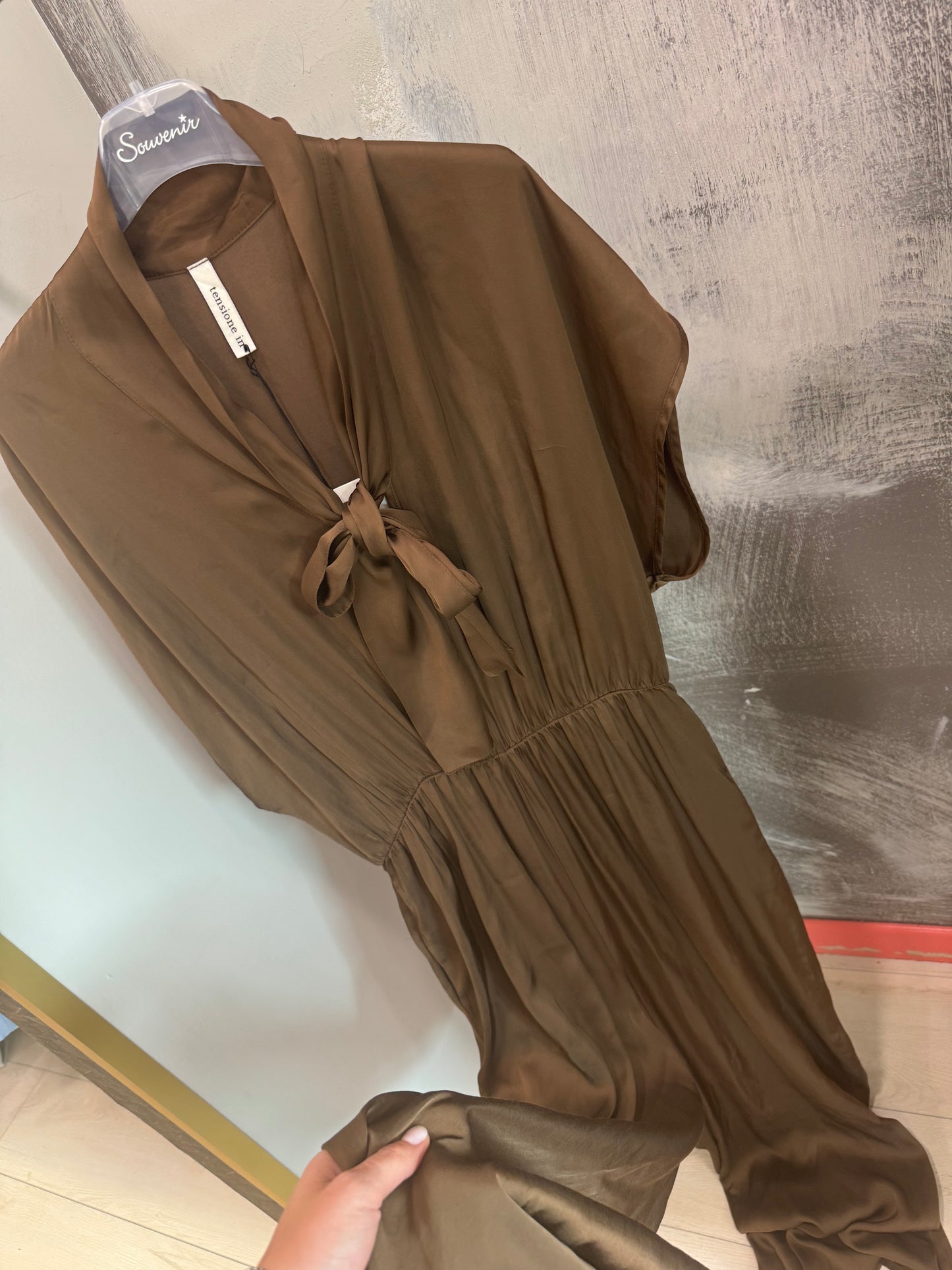 JUMPSUIT CIOCCOLATO TENSIONEIN