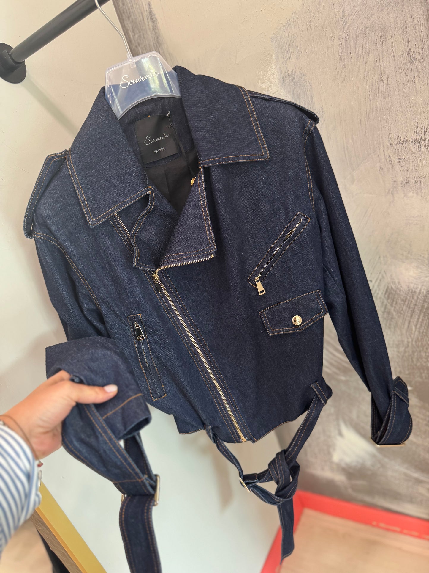 CHIODO IN DENIM SOUVENIR