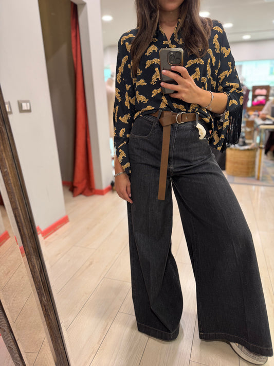 JEANS PALAZZO TENSIONEIN