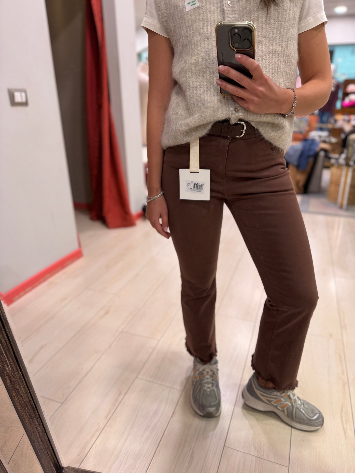 PANTALONE DRILL ZAMPETTA TENSIONE IN