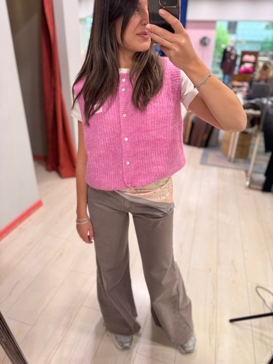 JEANS FLARED FIT IN BULL DI COTONE SO ALLURE