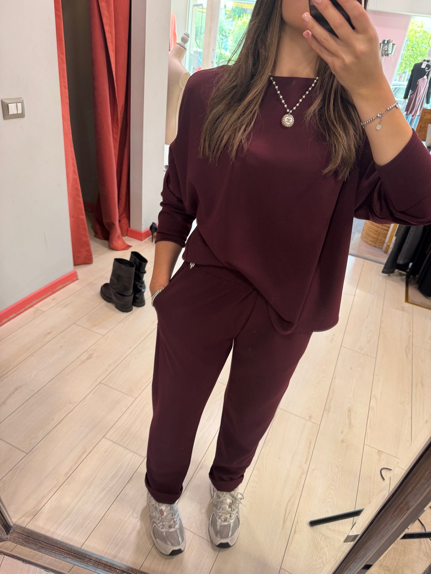 PANTALONE CON ELASTICO REGOLARE PHILIA LOFT
