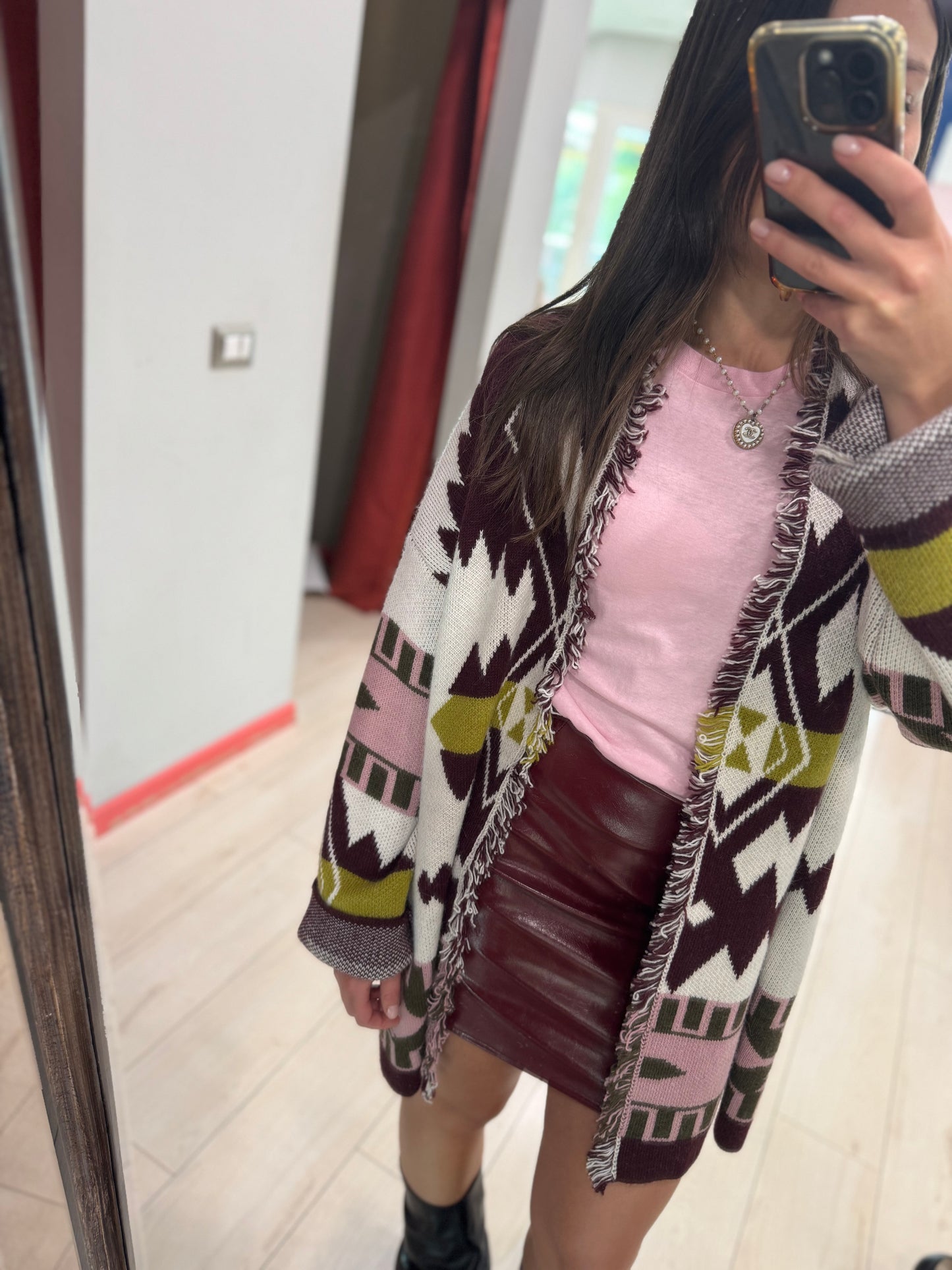 MINIGONNA IN ECOPELLE BORDO HAVEONE