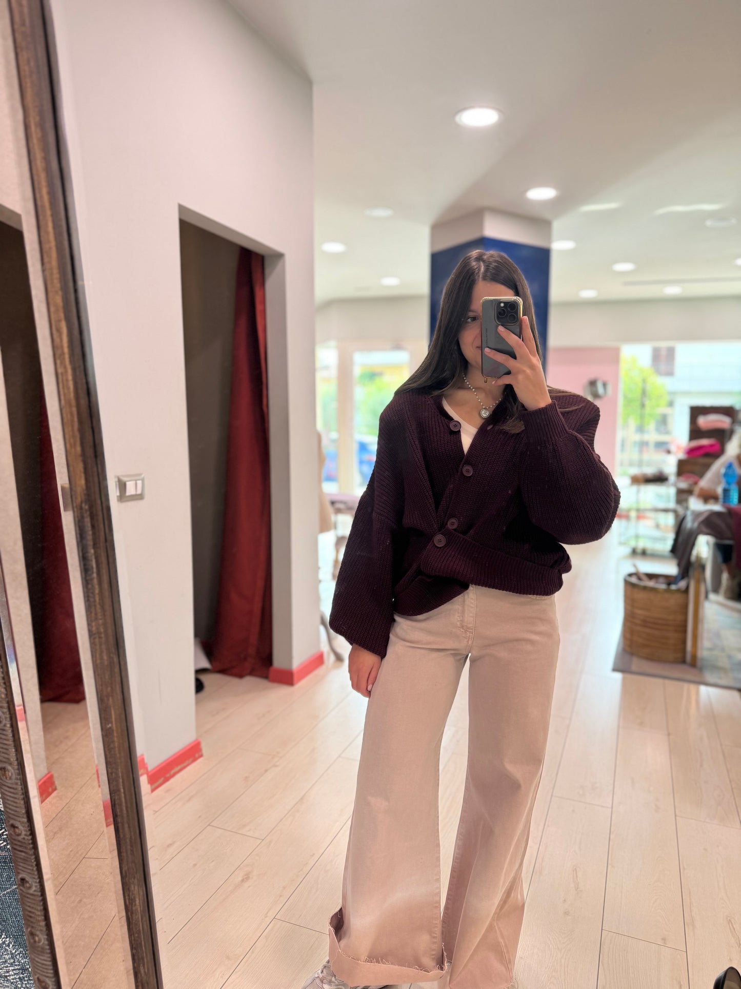 JEANS FLARED FIT IN BULL DI COTONE SO ALLURE