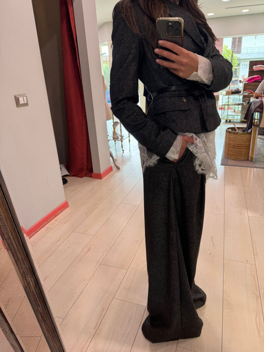 PANTALONE SARTORIALE GRIGIO SOUVENIR