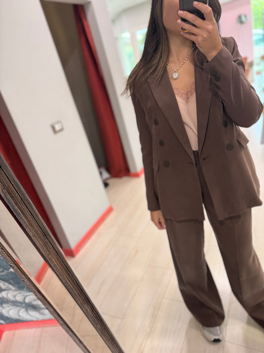 GIACCA DOPPIOPETTO MARRONE HAVEONE