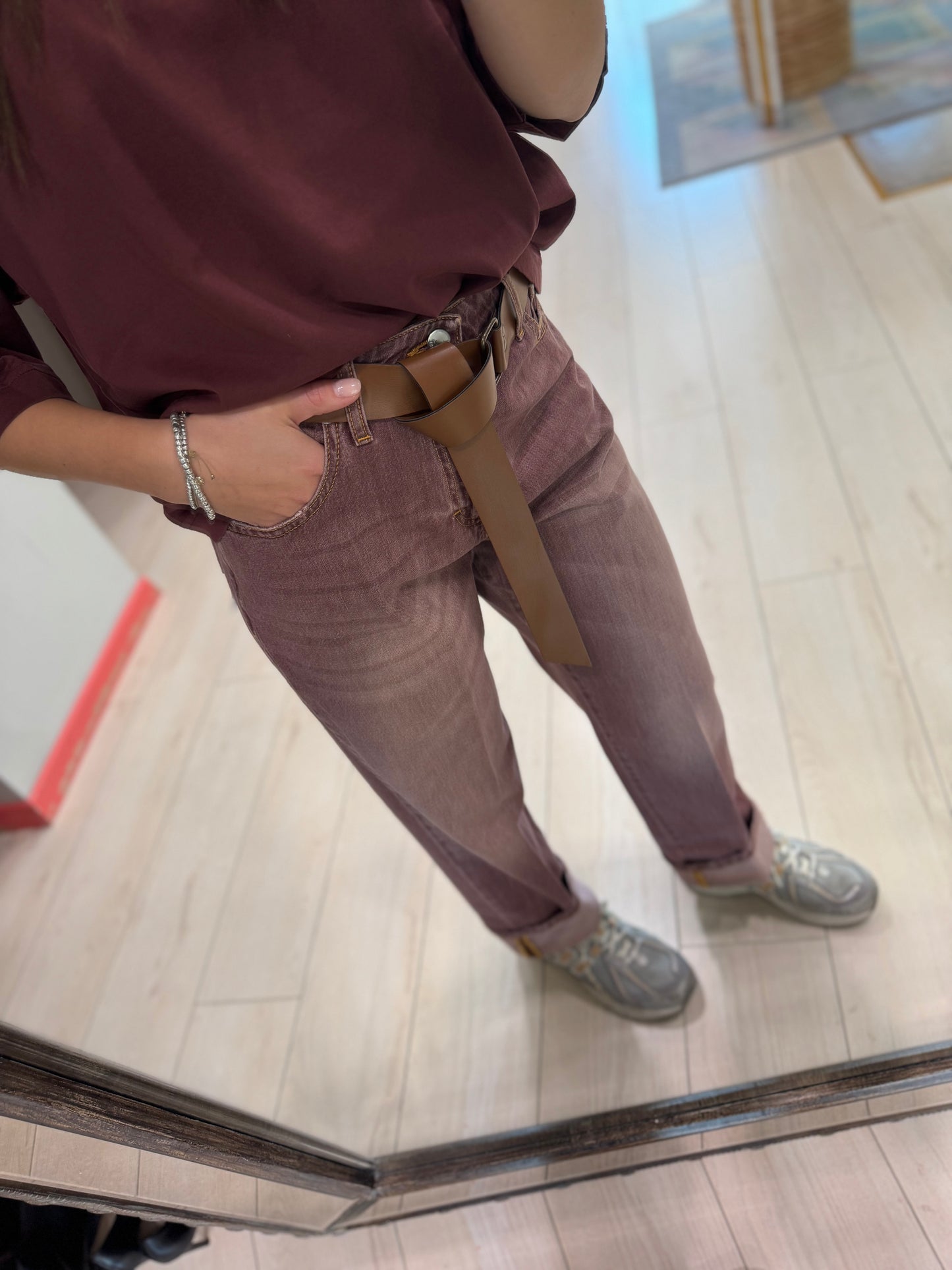 JEANS MANDY BORDO HAVEONE