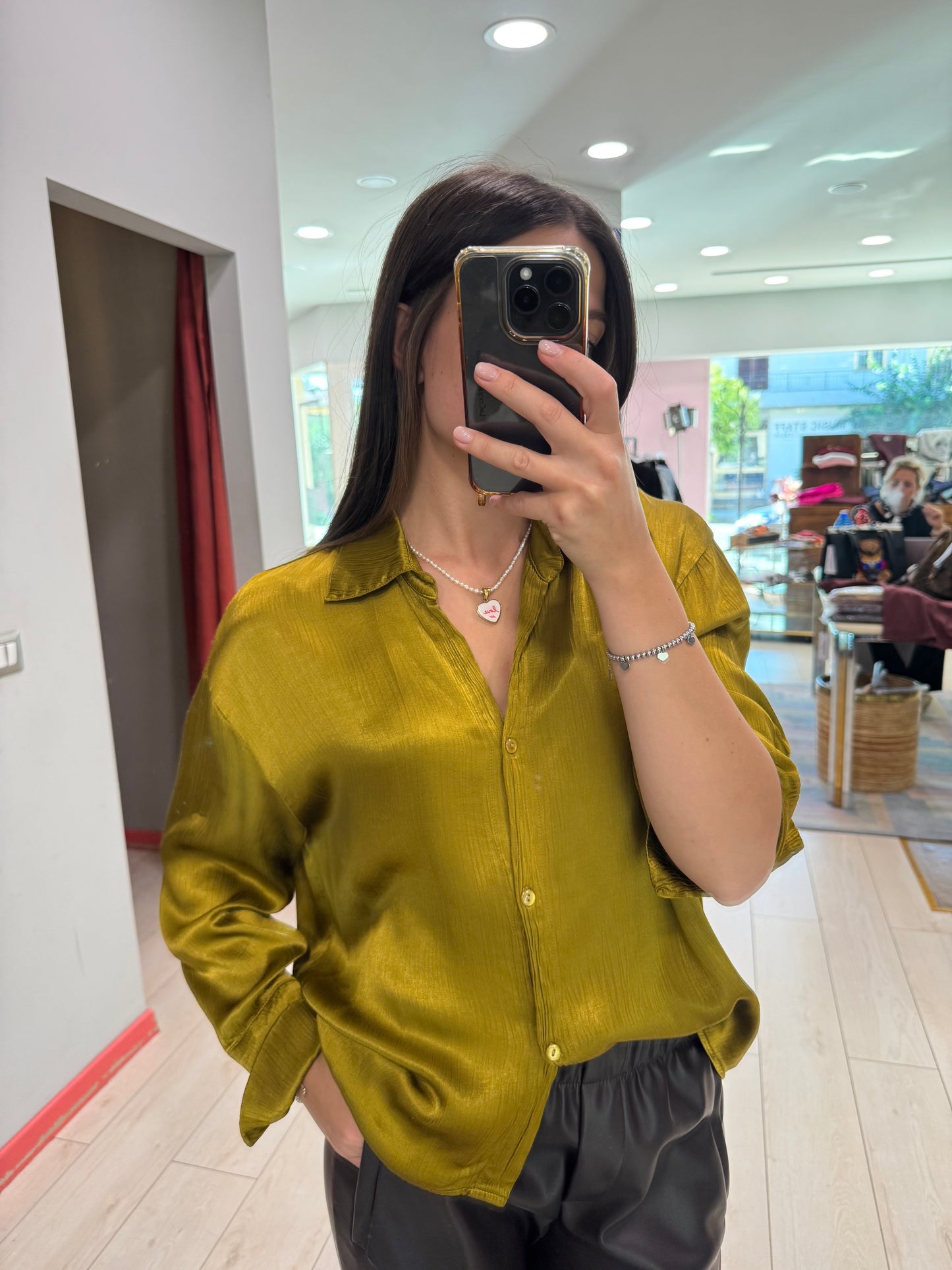 CAMICIA VISCOSA GOFFRATA HAVEONE