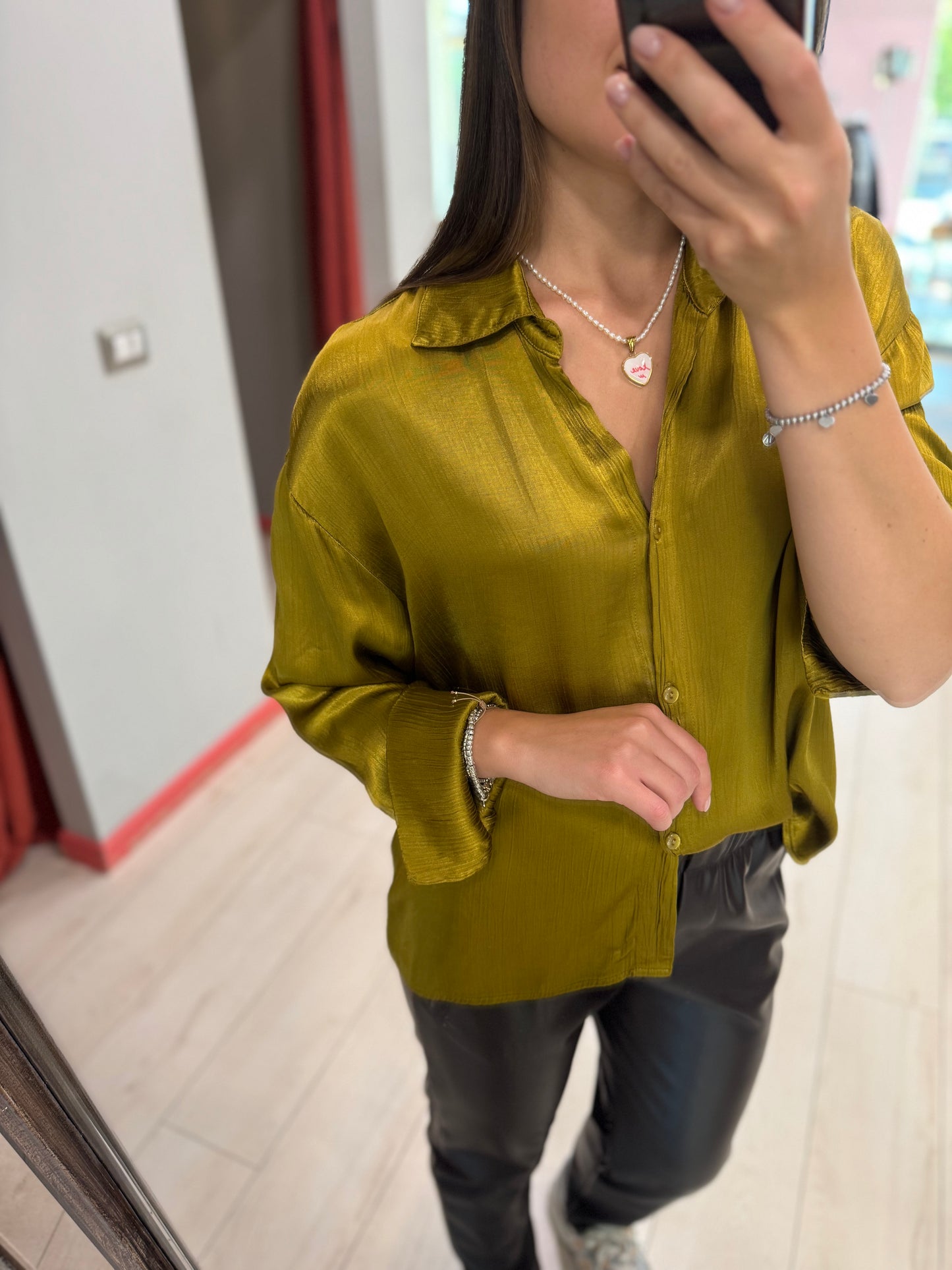 CAMICIA VISCOSA GOFFRATA HAVEONE