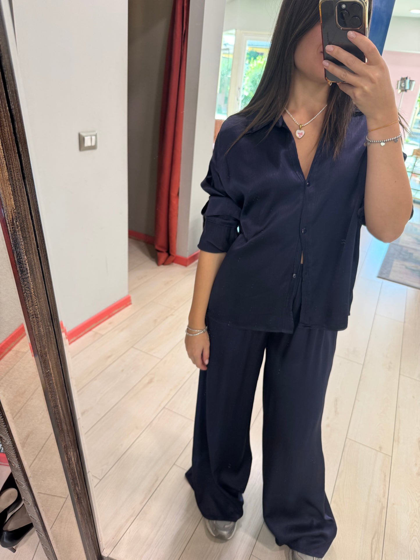 CAMICIA VISCOSA GOFFRATA HAVEONE