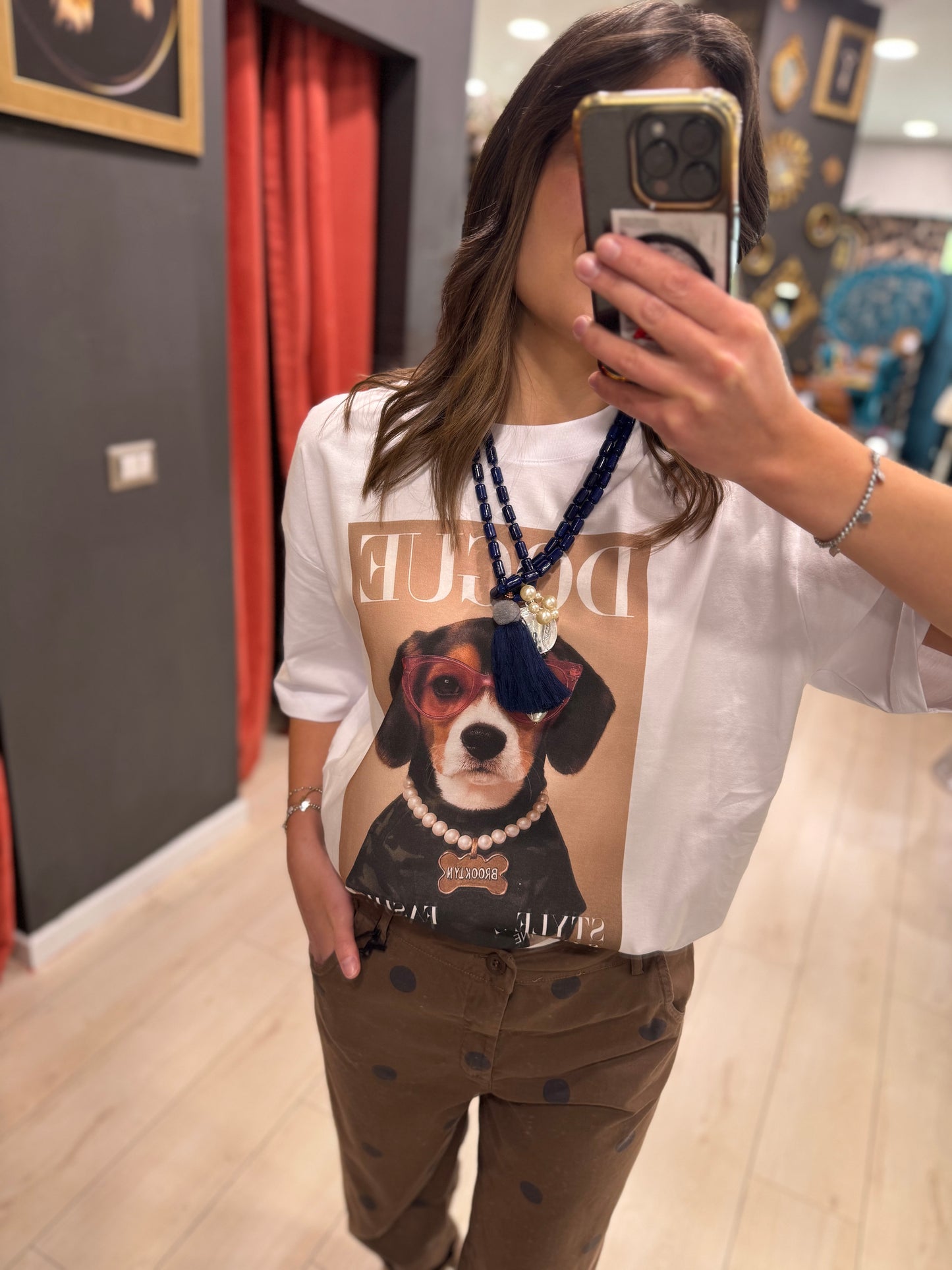 TSHIRT STAMPA ‘DOGUE’ DONTWAIT