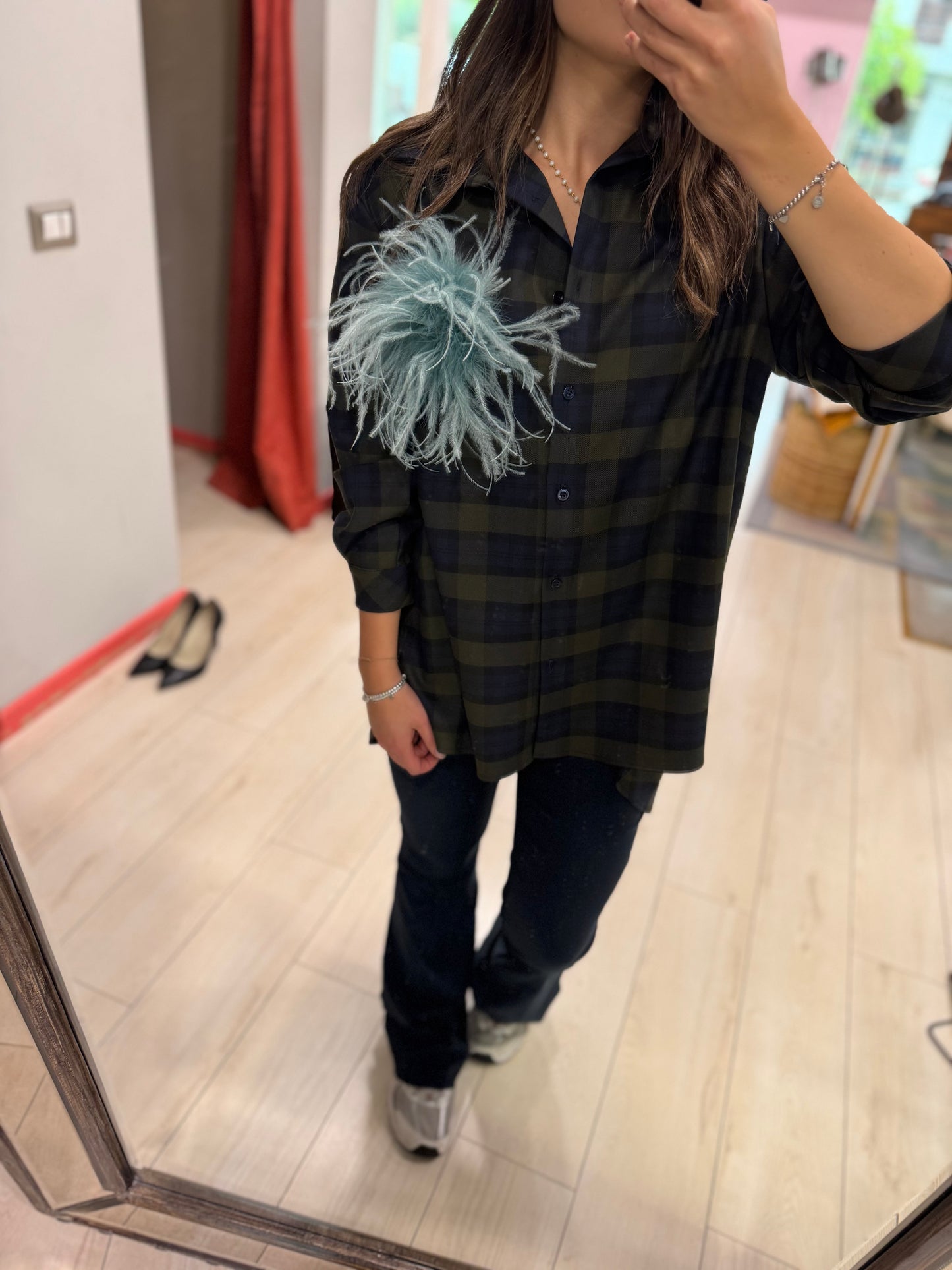 CAMICIA HARPER A QUADRI OVER DONTWAIT