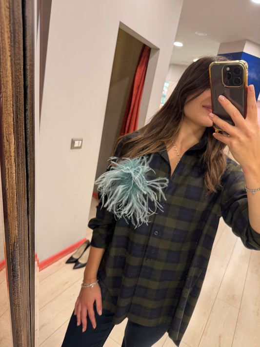 CAMICIA HARPER A QUADRI OVER DONTWAIT