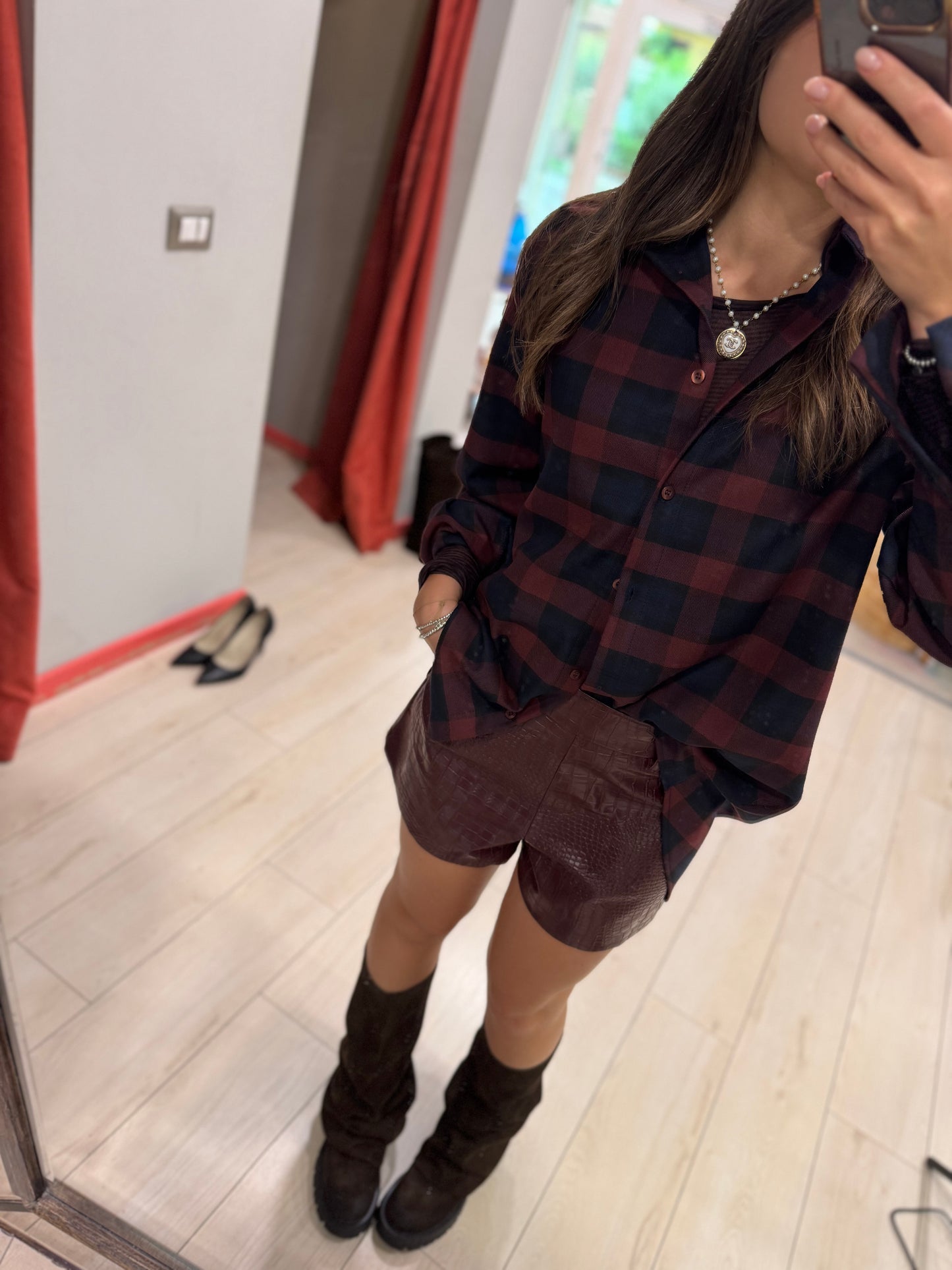 CAMICIA HARPER A QUADRI OVER DONTWAIT