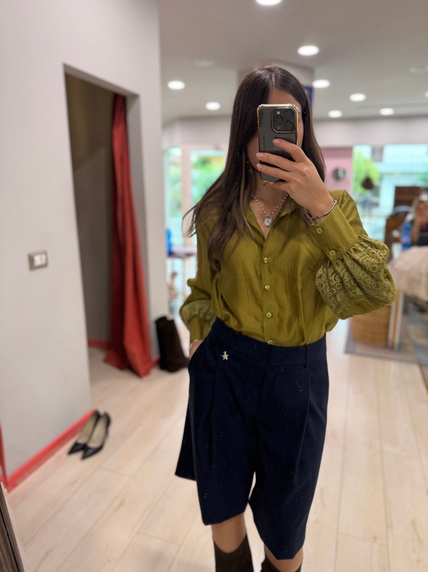 CAMICIA LYLA CON PIZZO DONTWAIT