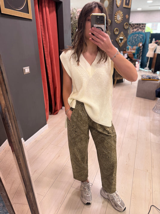 PANTALONE KATE BANDANA DONT WAIT