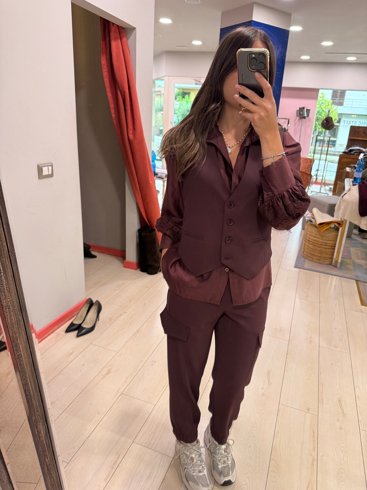 GILET IN CREPE SO ALLURE