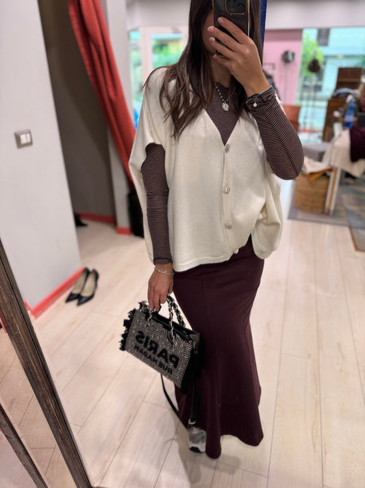 GILET GEMMA CON BOTTONI GIOIELLO DONTWAIT