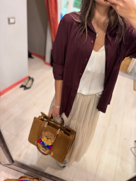 CAMICIA ARIA IN COTONE STRETCH DONTWAIT