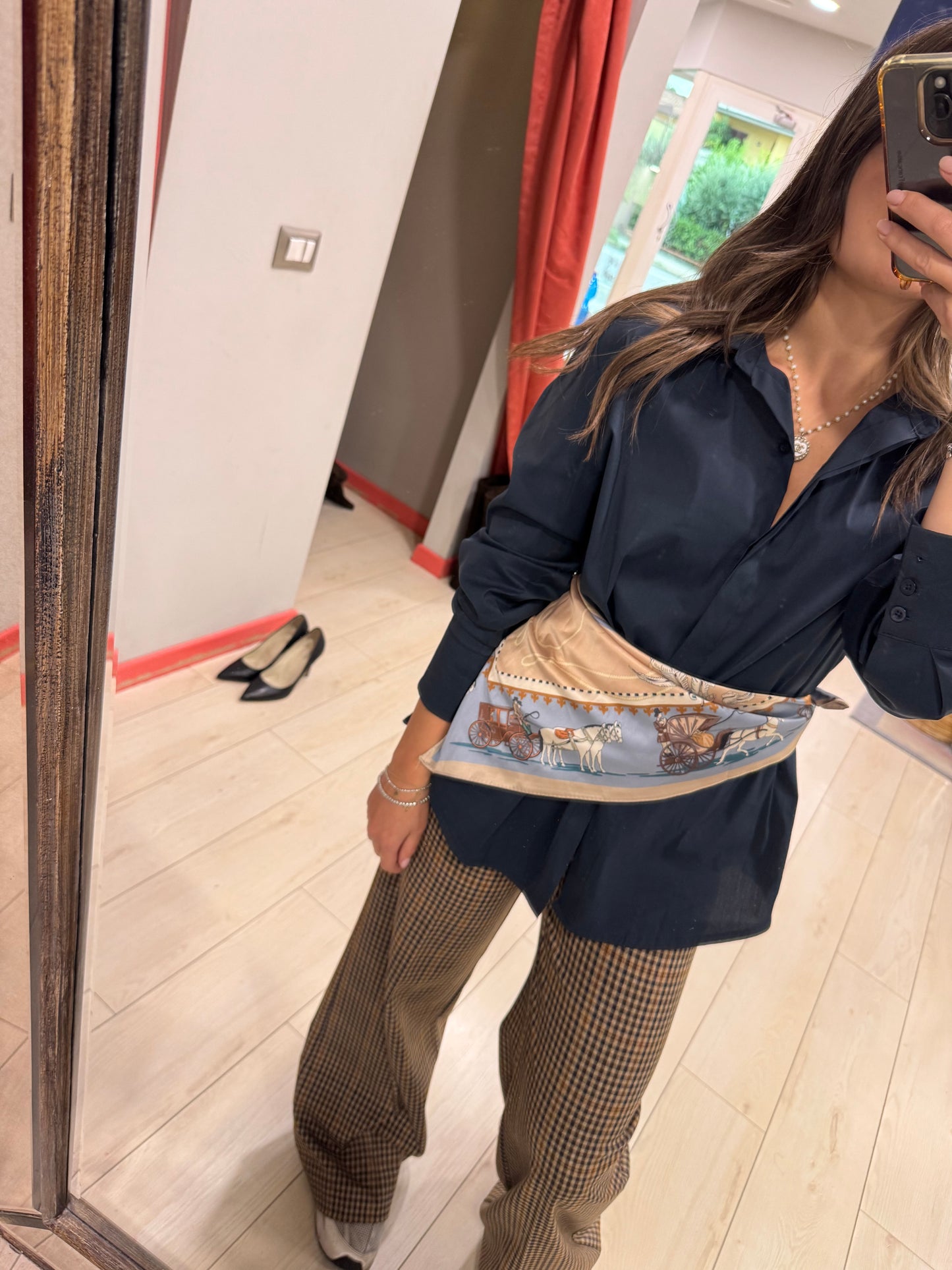 CAMICIA ARIA IN COTONE STRETCH DONTWAIT