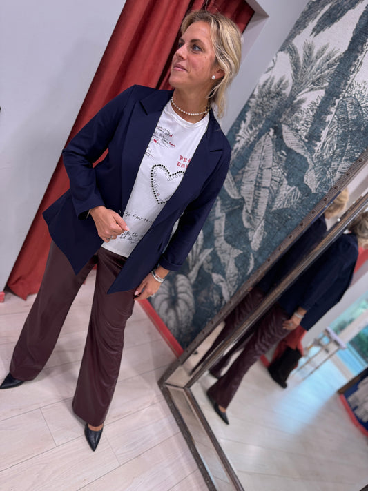 PANTALONI FLAIRE ECOPELLE SOUVENIR