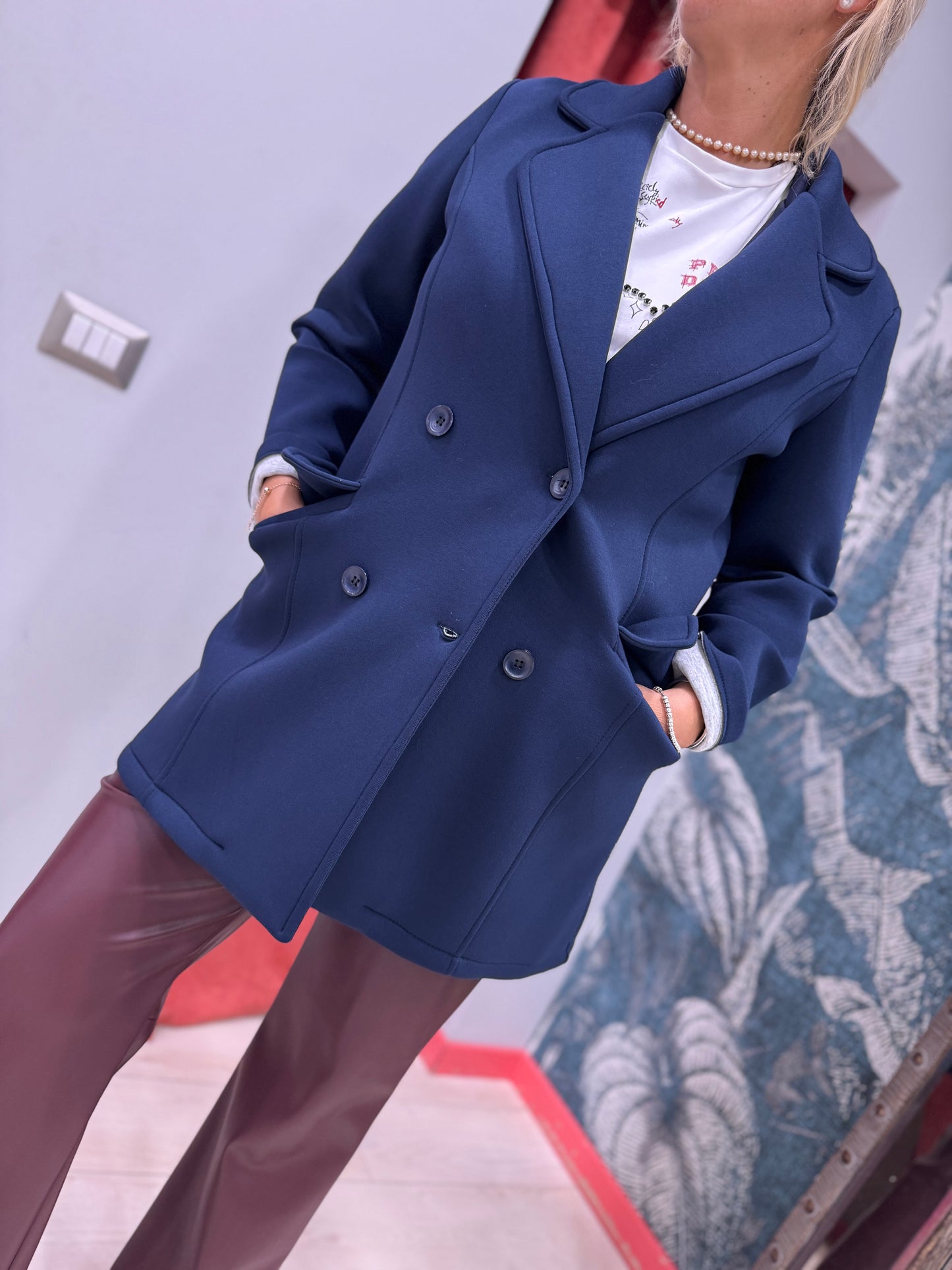 CAPPOTTO DALIA IN NEOPRENE DONTWAIT