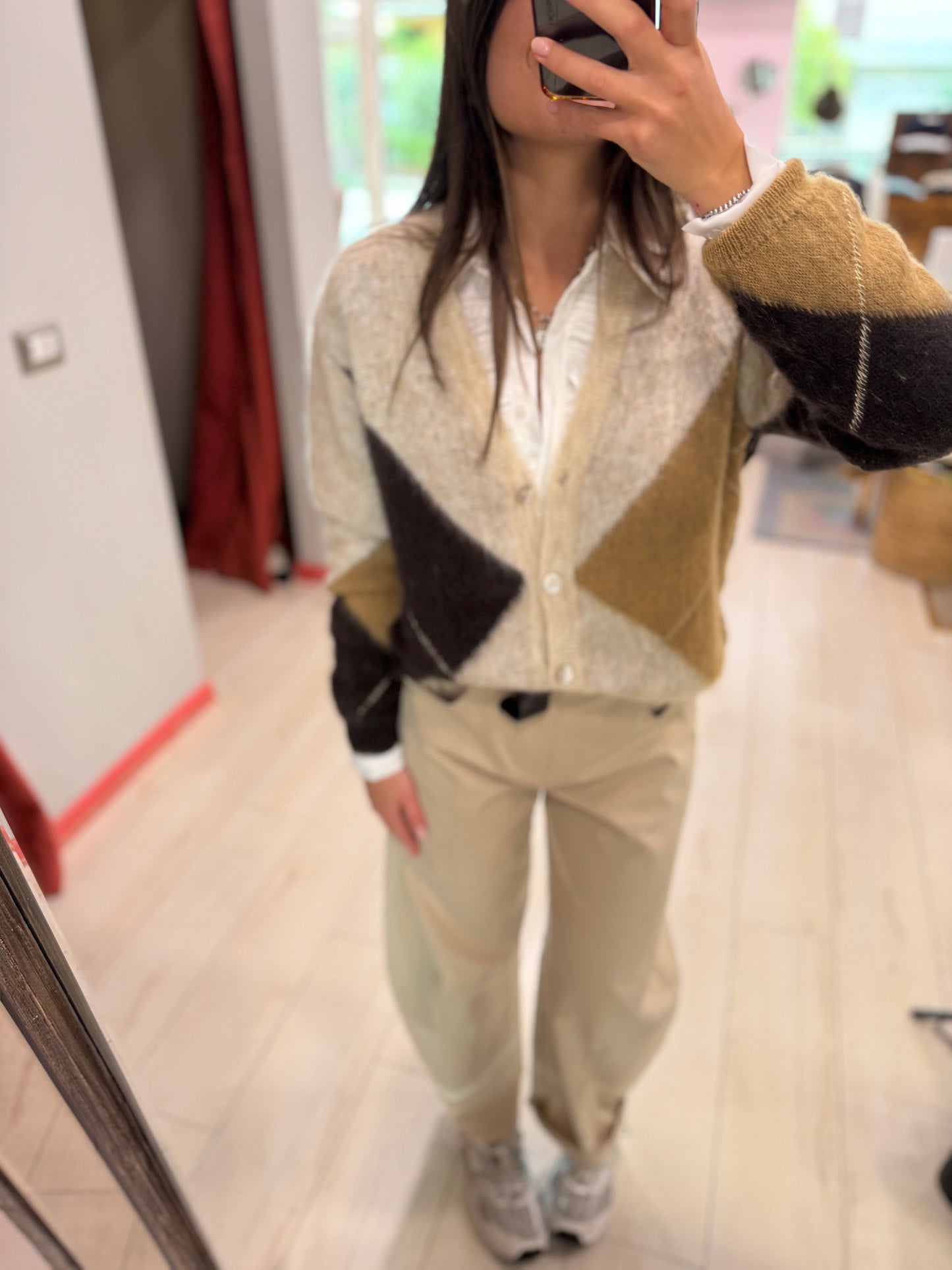 CARDIGAN QUADRO SOUVENIR