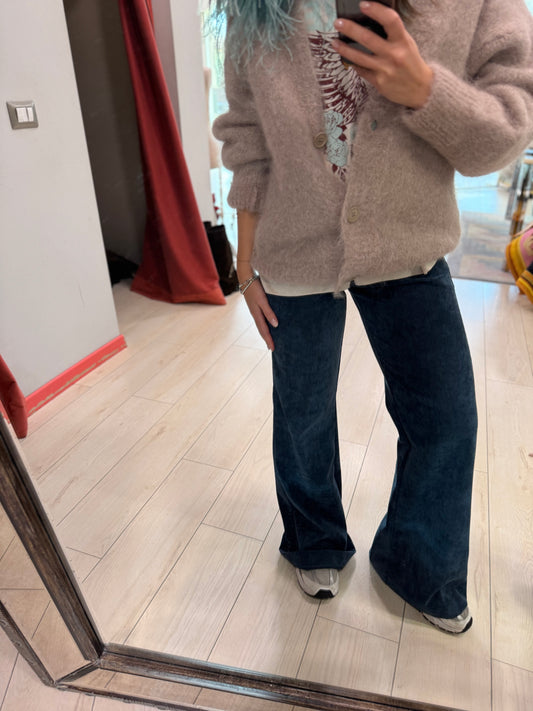 PANTALONE OTTANIO VELLUTO SO ALLURE