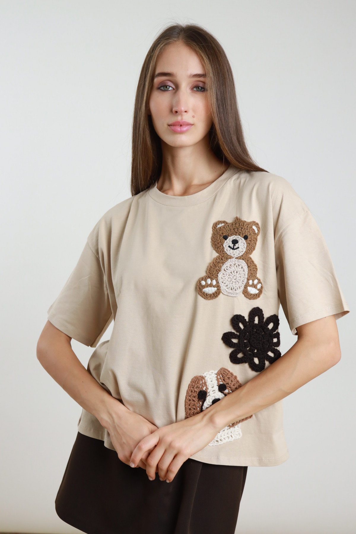 T-SHIRT RICAMO SUSY MIX