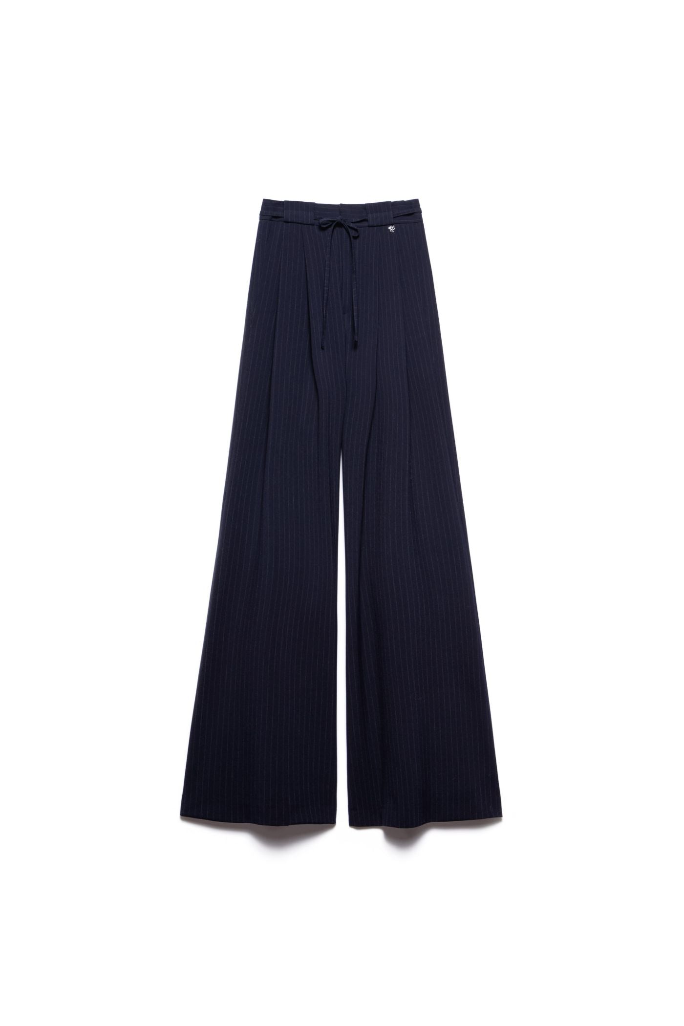 PANTALONE GESSATO BLU ANIYEBY